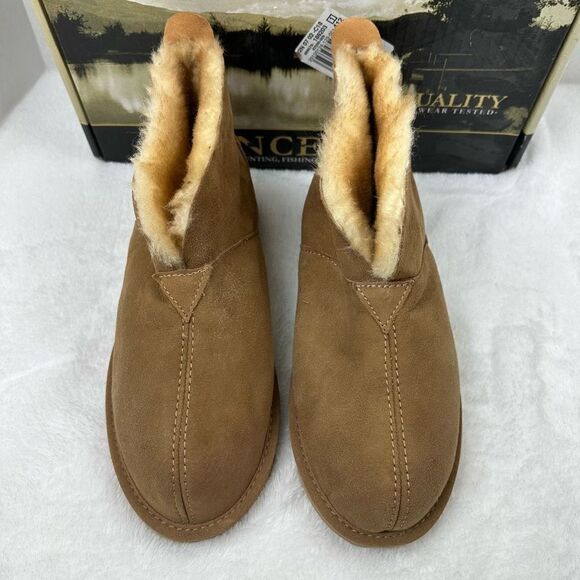 Cabela’s women’s sheepskin cocoa loungers size 9 - Picture 3 of 15